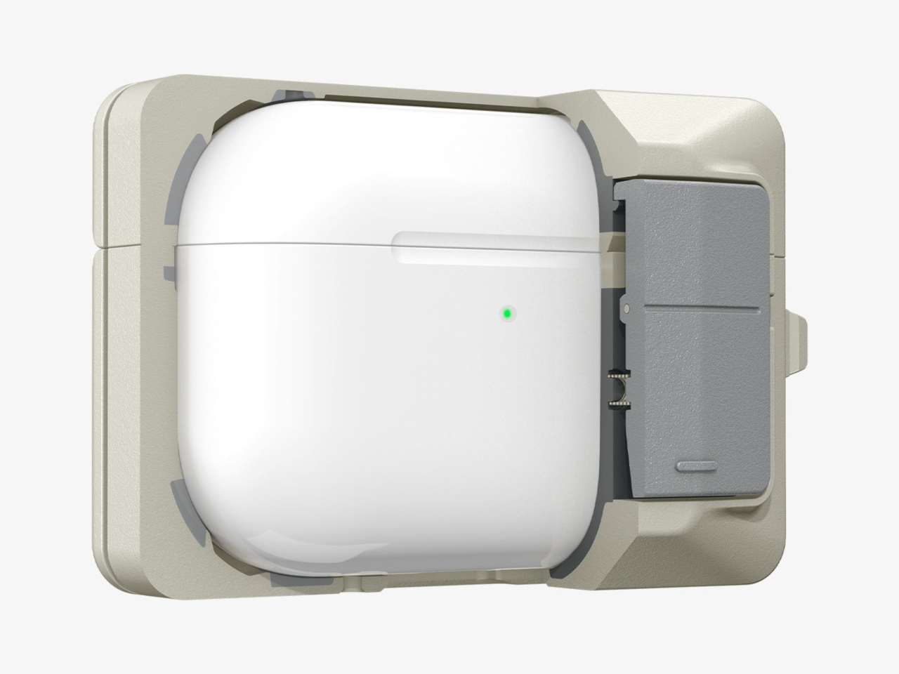 AirPodsPro3，Protective shell，Vintage Macintosh，Nostalgic design，Loss prevention，