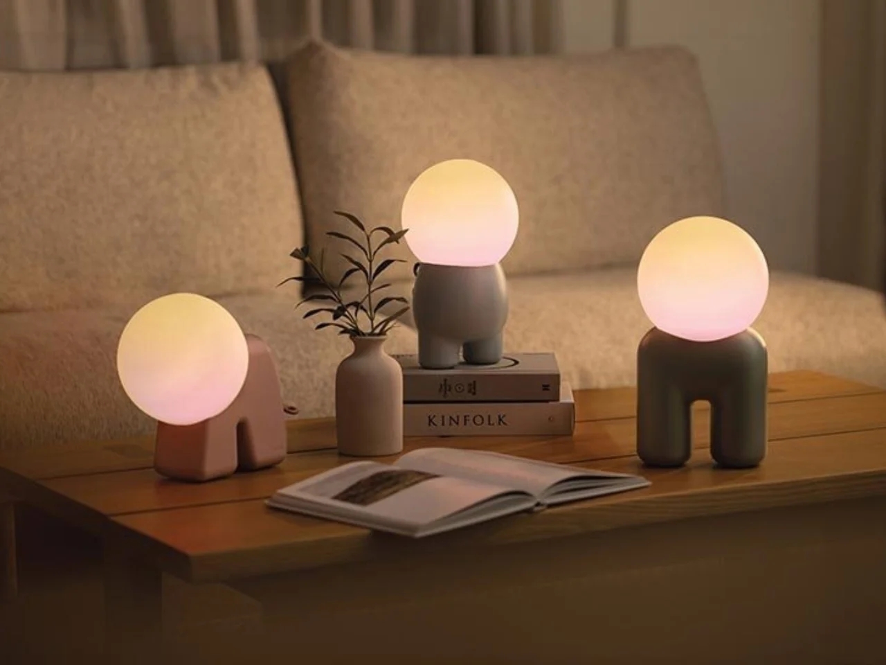 Atmosphere lamp，2026 iF Design Award，Coil Interactive Light，Retro，