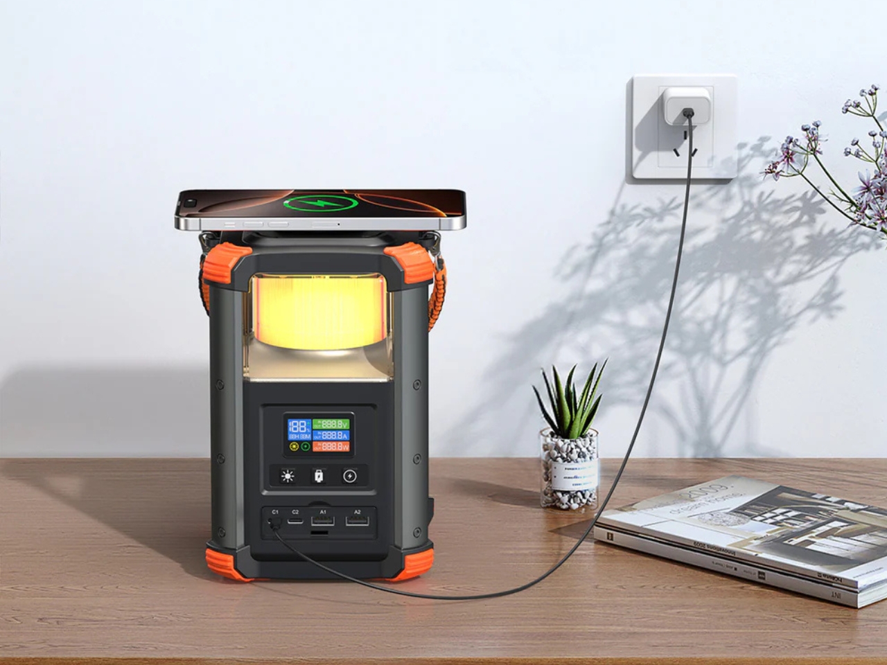 Portable power station，Camping essential，Outdoor power supply，BlavorPNW43，Emergency charging equipment，