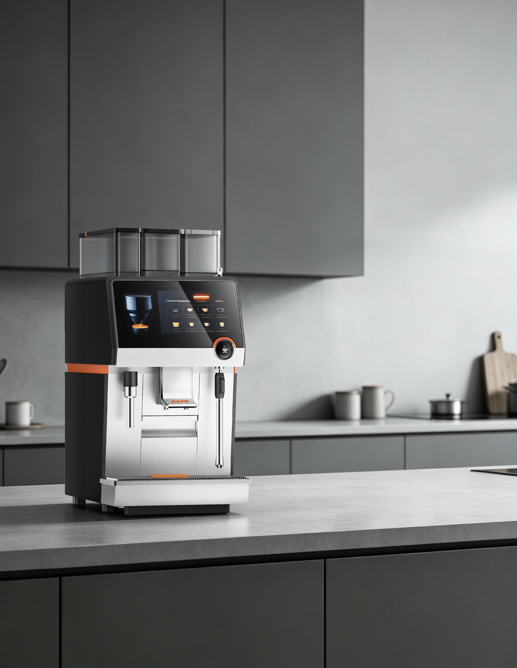 Original design，industrial design，product design，Modular design，Home appliance design，Commercial coffee machine，Bean grinder，