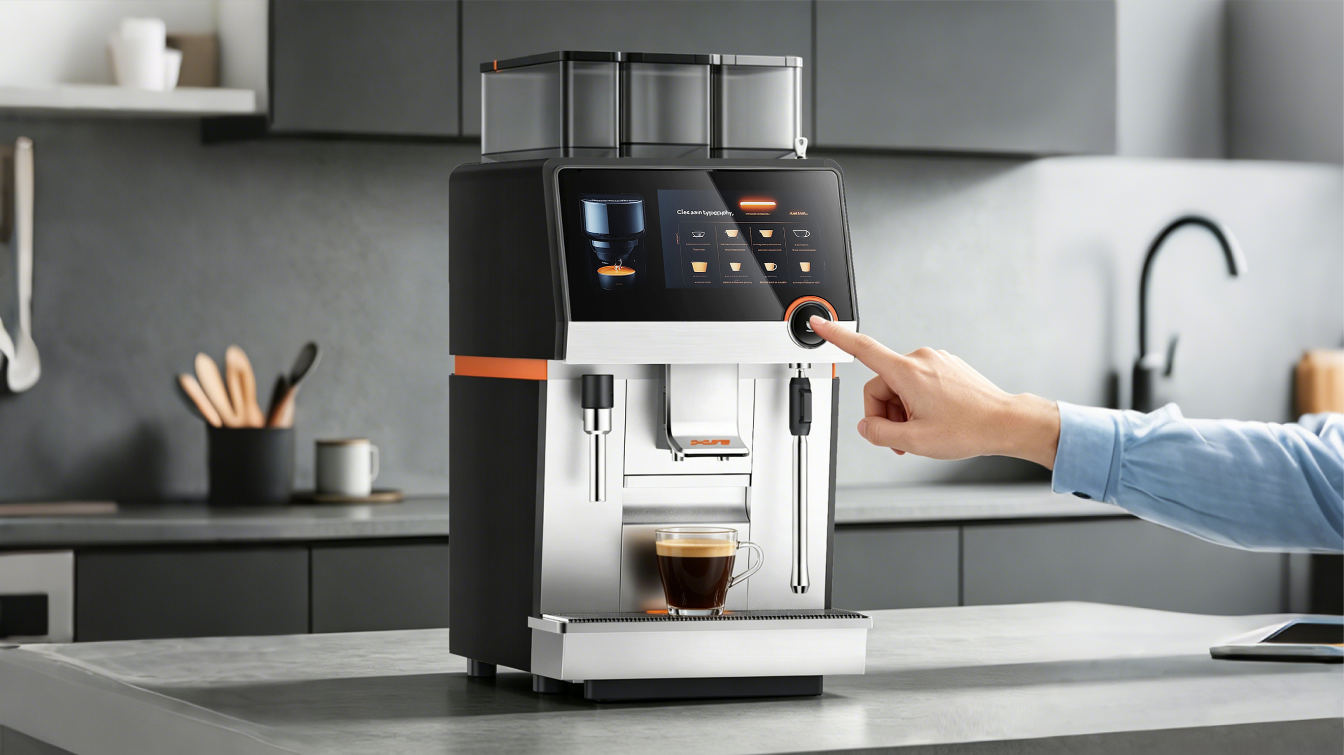 Original design，industrial design，product design，Modular design，Home appliance design，Commercial coffee machine，Bean grinder，