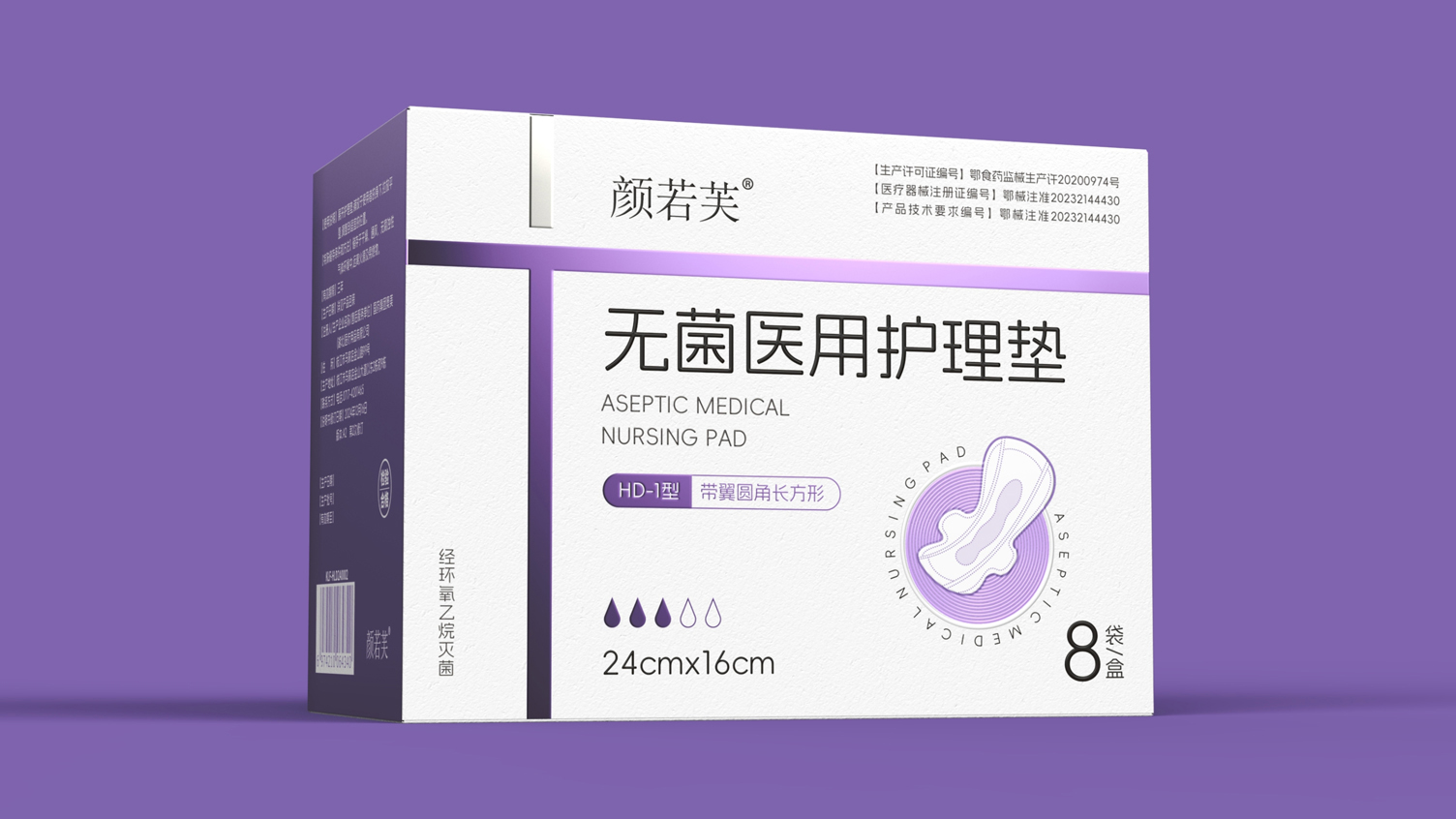Packaging Design of Medical Care Pad，Medical Device Packaging Design，Series Product Packaging Design，