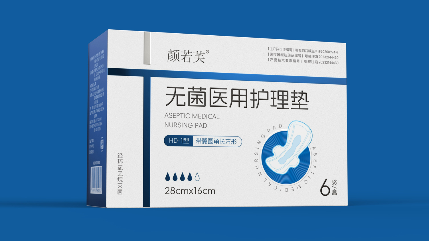 Packaging Design of Medical Care Pad，Medical Device Packaging Design，Series Product Packaging Design，