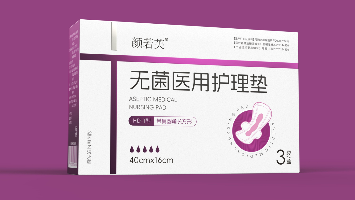 Packaging Design of Medical Care Pad，Medical Device Packaging Design，Series Product Packaging Design，