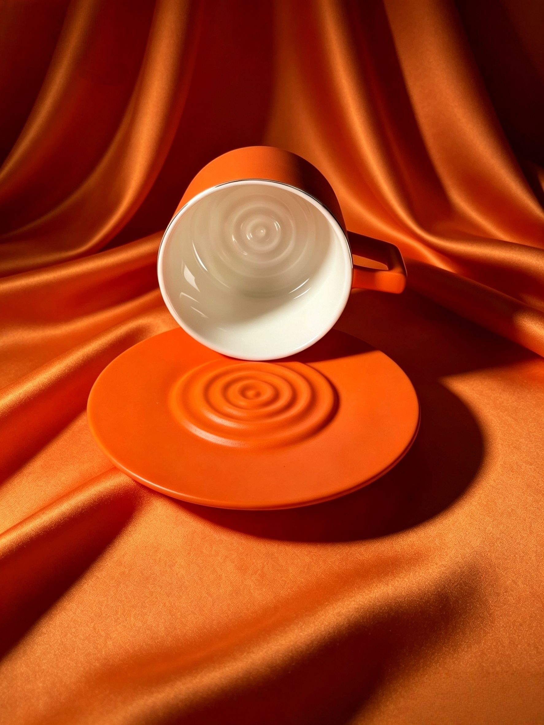 Non-slip ceramic coffee cup，