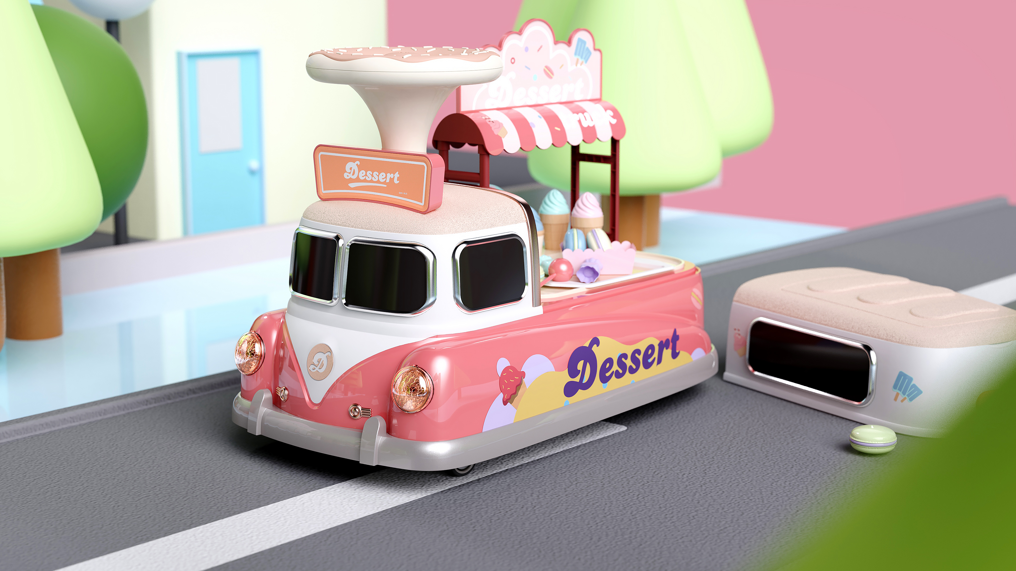 industrial design，product design，Stroller design，Children's toy car，