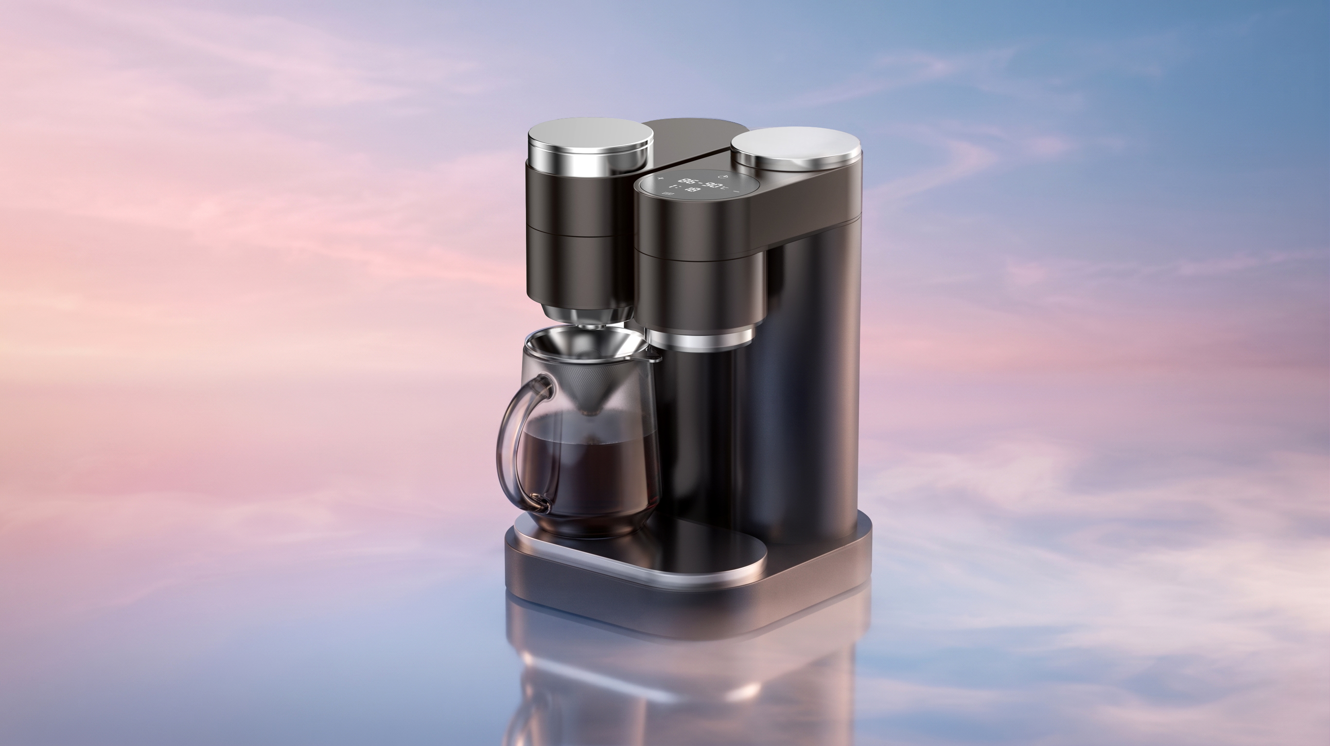 Specialty coffee machine，Coffee machine，small home appliances，Appearance design，product design，get design，