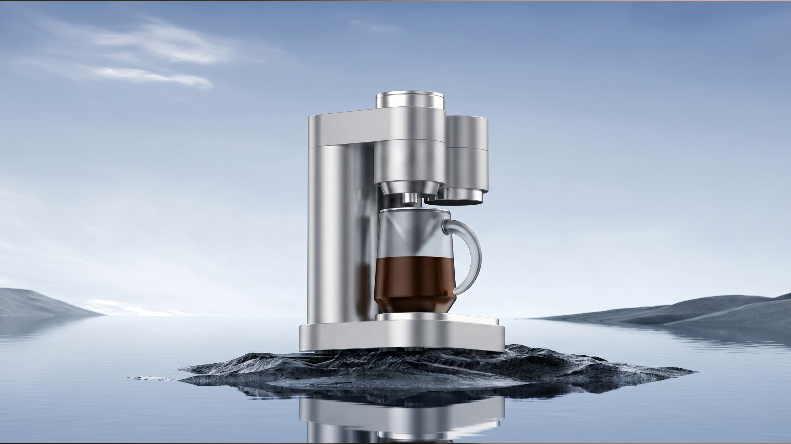 Specialty coffee machine，Coffee machine，small home appliances，Appearance design，product design，get design，