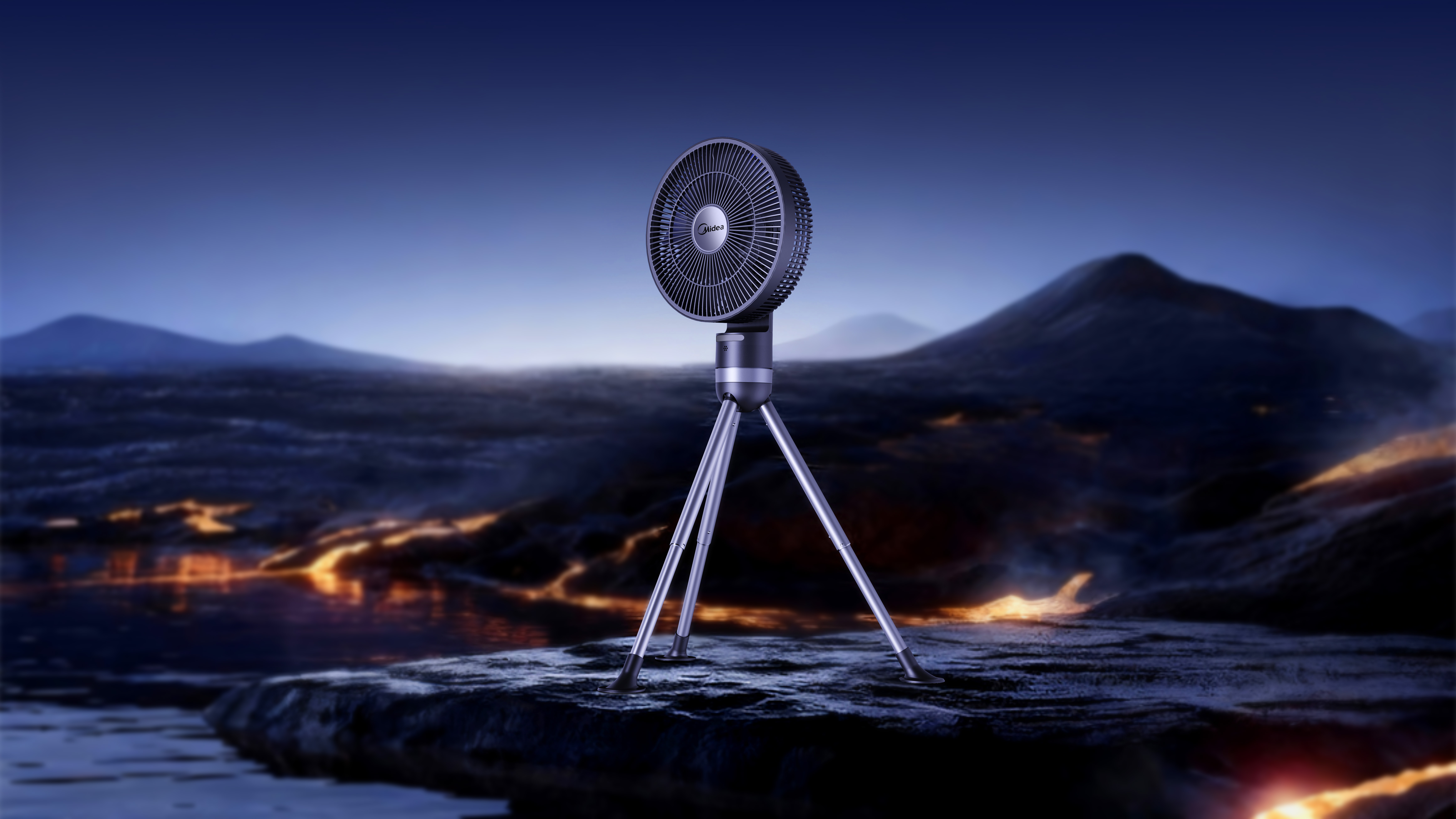 camping outfit，dual-environment fan，Product appearance design，industrial design，3D modeling and rendering，Home appliance design，Fan，Minimalist Aesthetics，