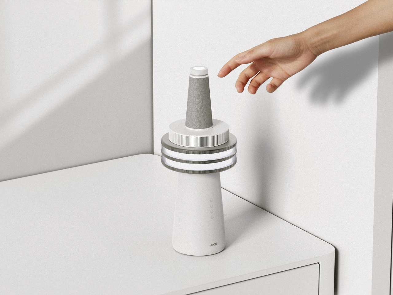 AI speaker，light and shadow interaction，AION，Intelligent video，