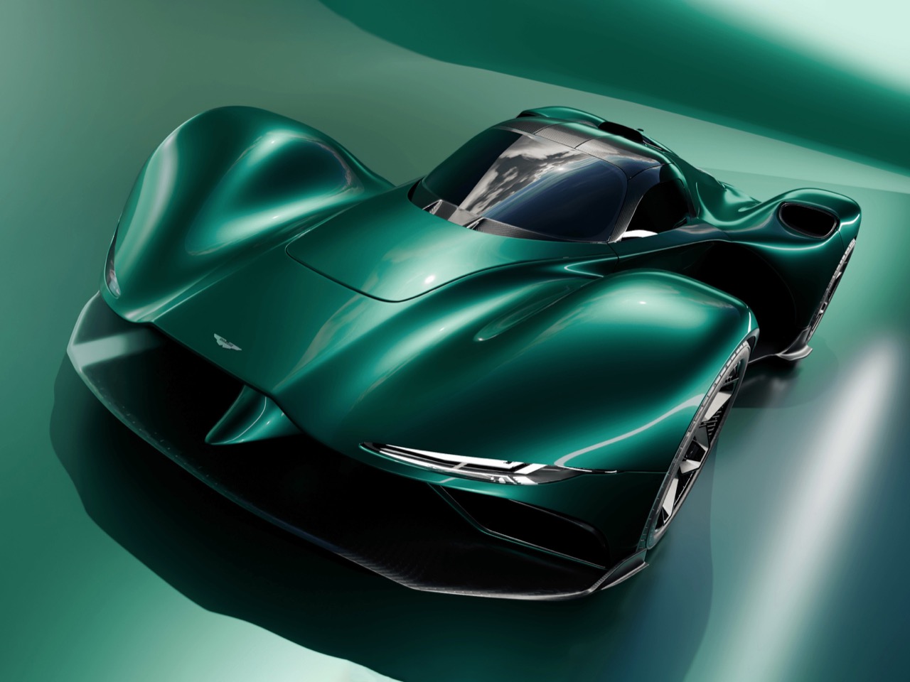 VEIL，Supercar concept car，liquid metal body，Aston Martin，aerodynamics，