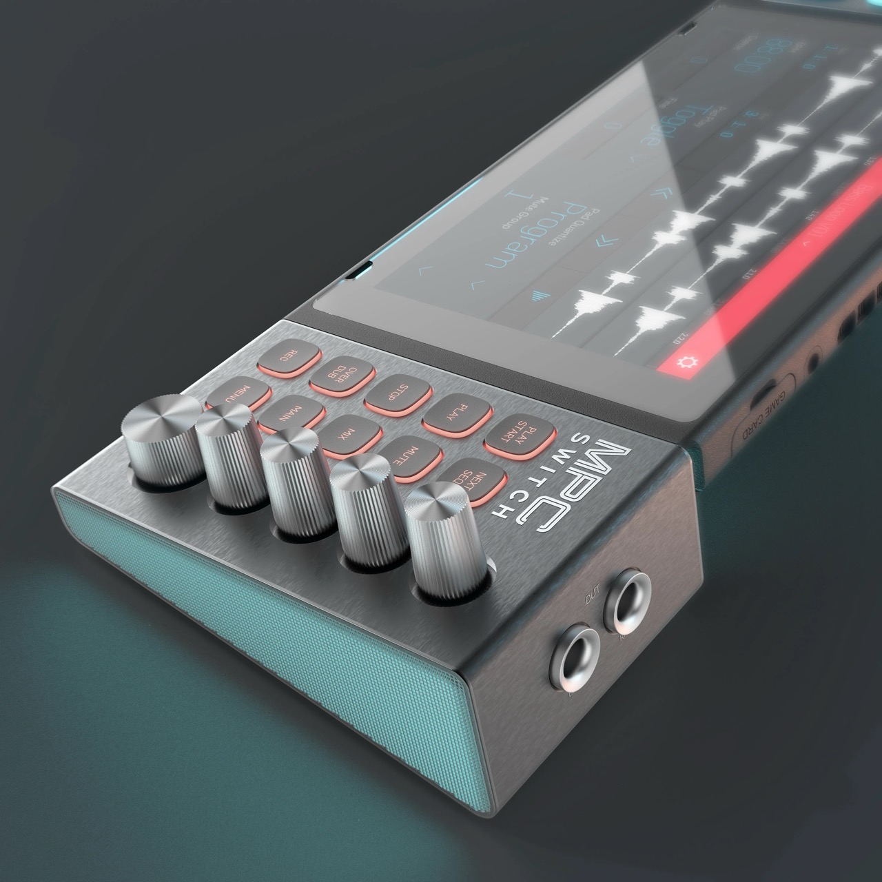 switch，AKAI MPC，Modular controller，electronic music production，Portable DAW，