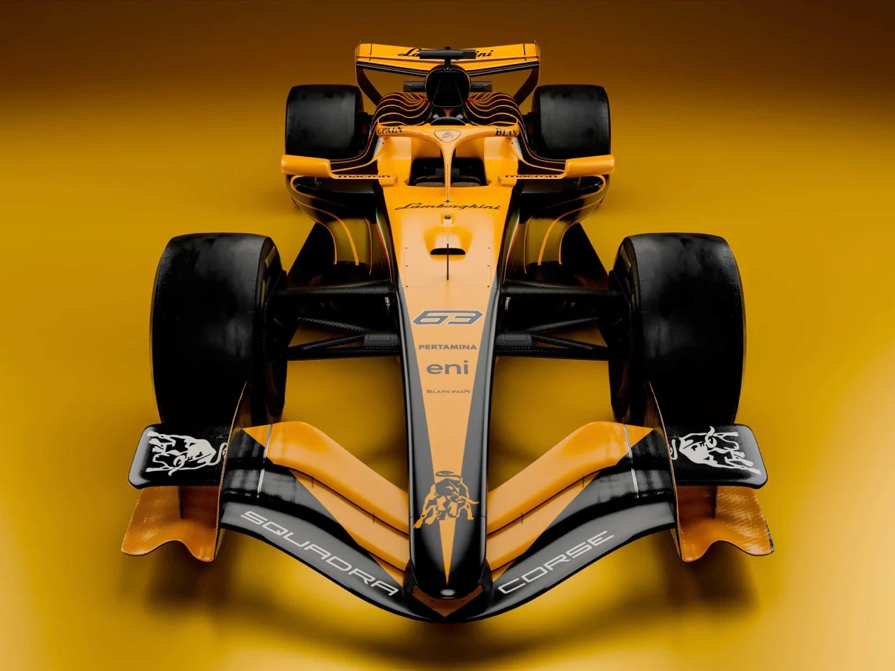Arancio Borealis，Racing Painting，paddock aesthetics，Lamborghini，