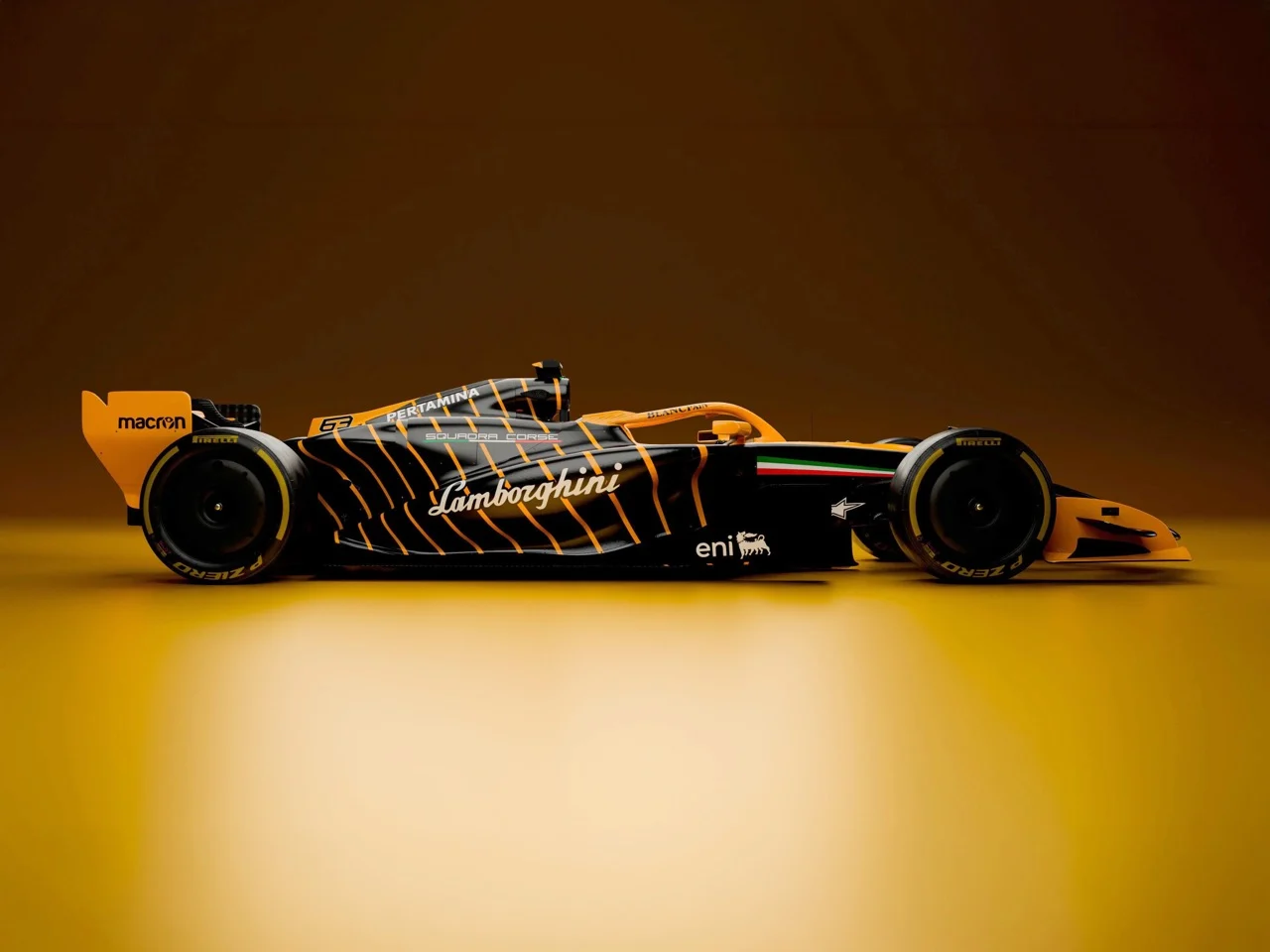 Arancio Borealis，Racing Painting，paddock aesthetics，Lamborghini，