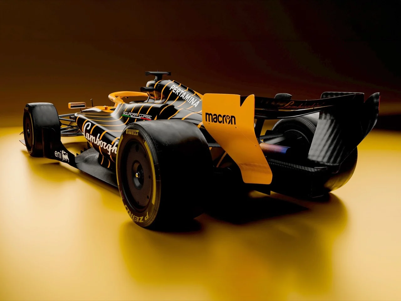 Arancio Borealis，Racing Painting，paddock aesthetics，Lamborghini，