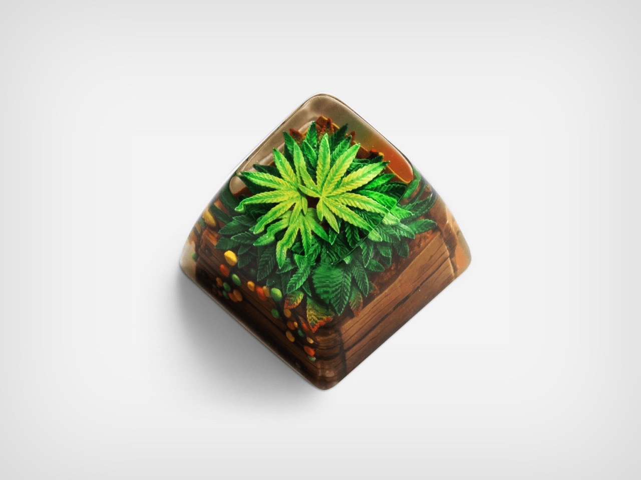 Dwarf Factory，Keyboard Cap，resin，micro-landscape，Terrarium V2，