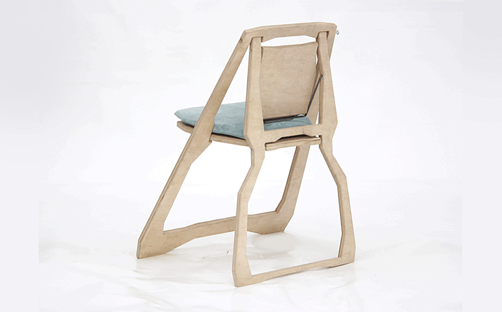 多用型，Yurii Celga，木质，折叠椅，
