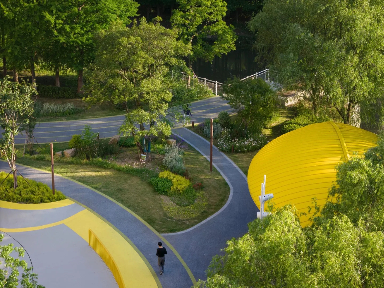 Kunshan Orchestra Park，public space ，Jiangnan Silk and Bamboo，Landscape design，humanized space，
