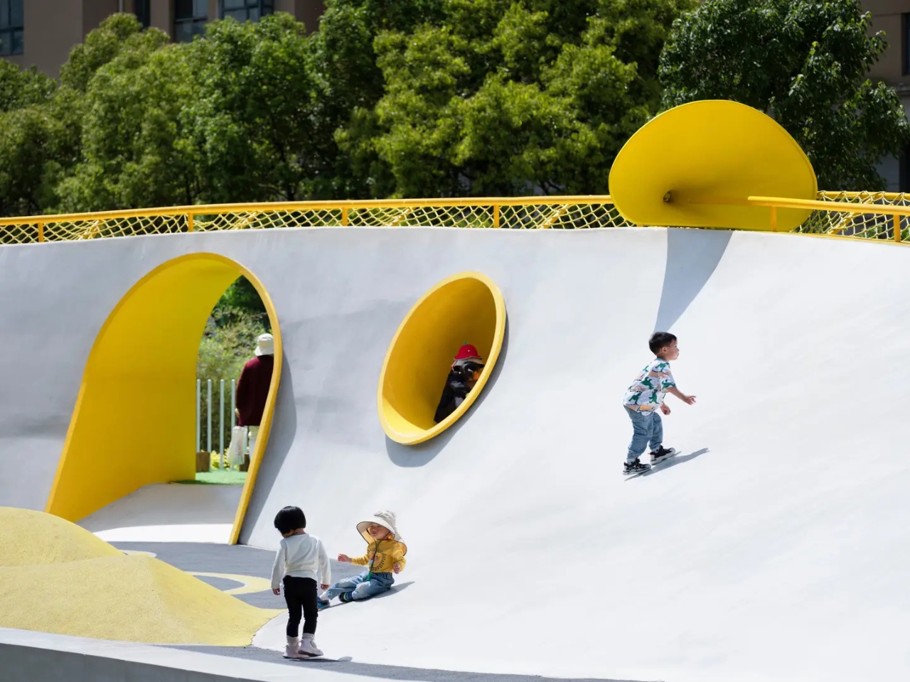 Kunshan Orchestra Park，public space ，Jiangnan Silk and Bamboo，Landscape design，humanized space，