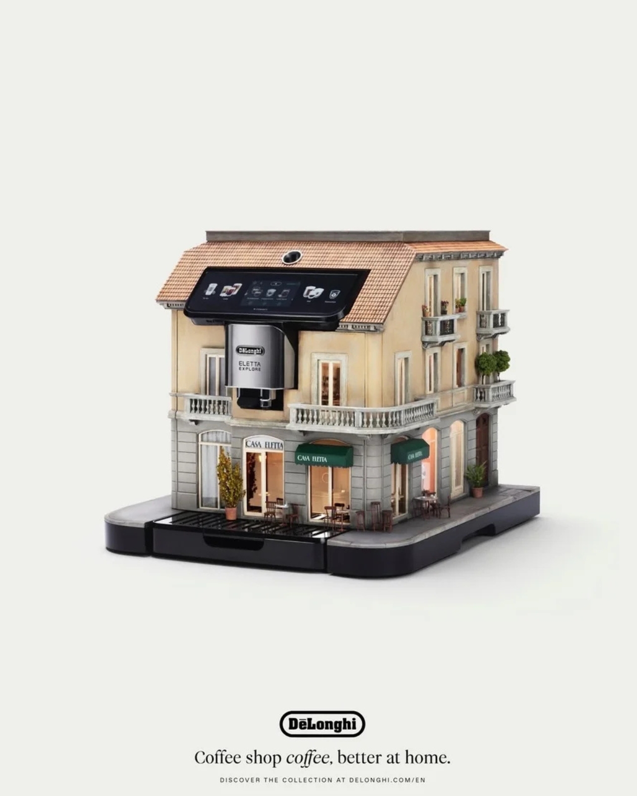 World's Smallest Cafe，Delong，Cindy Schnitter，Coffee machine，Film props craft，