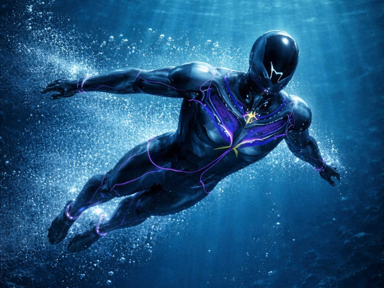Diving suit，AQUA HUMAN，Underwater equipment，Ergonomics，AI monitoring，
