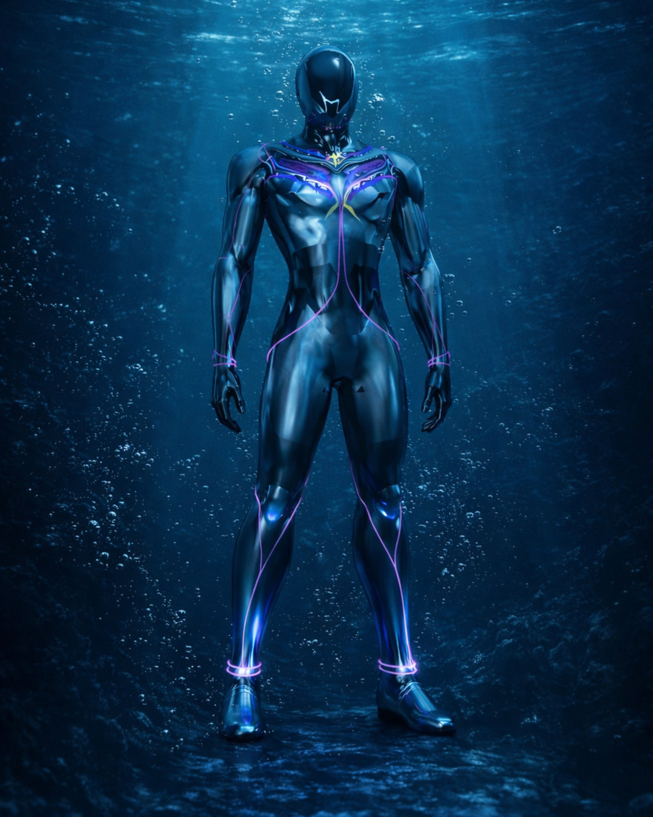 Diving suit，AQUA HUMAN，Underwater equipment，Ergonomics，AI monitoring，
