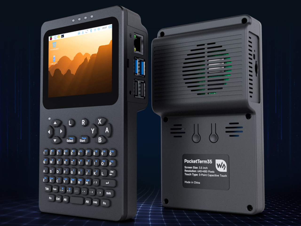 PocketTerm35，Linux Handset，Handheld computer，geek portable terminal，