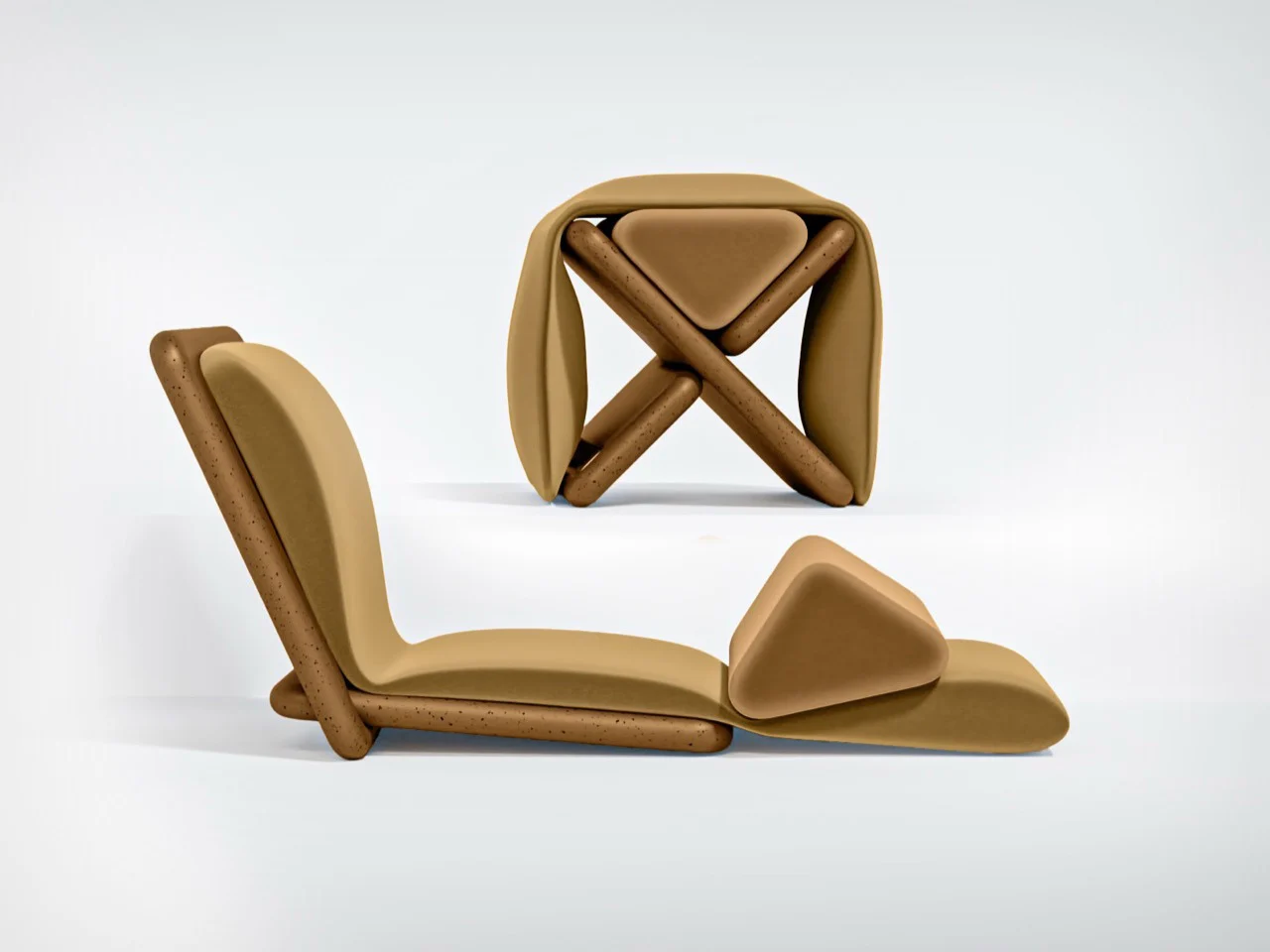 Marka Seat，Modular design，Sustainable Furniture，Minimalist furniture，