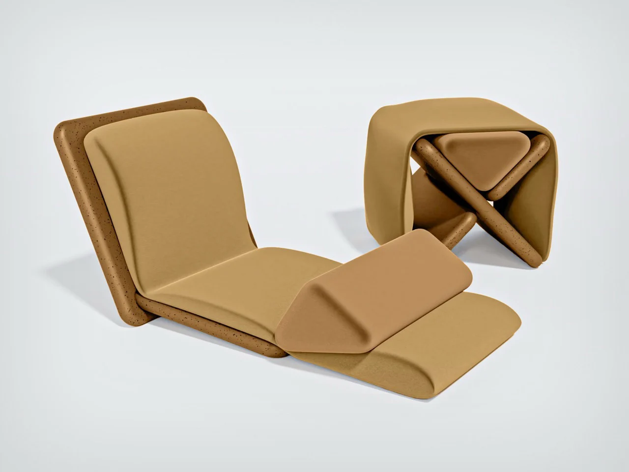 Marka Seat，Modular design，Sustainable Furniture，Minimalist furniture，