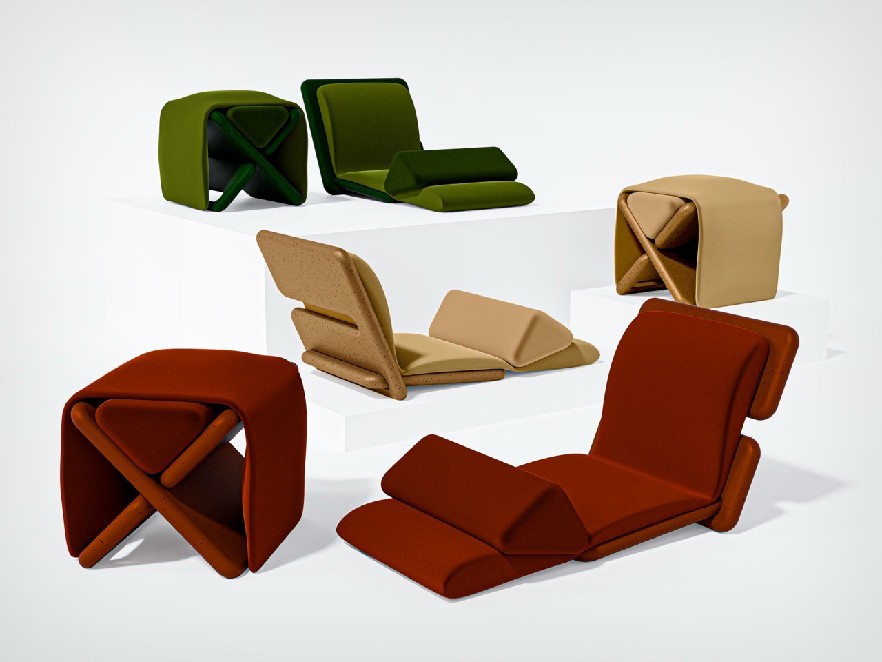 Marka Seat，Modular design，Sustainable Furniture，Minimalist furniture，
