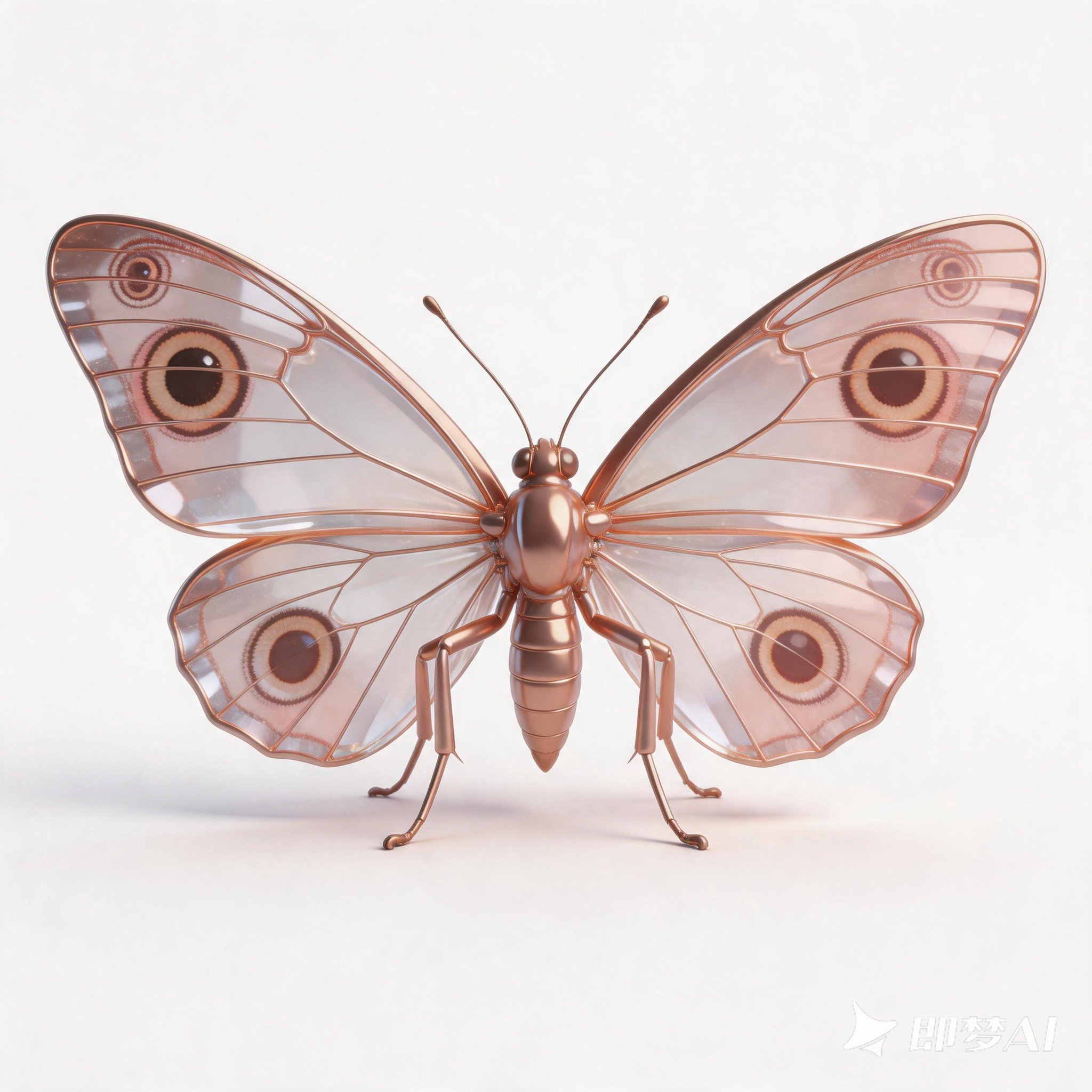 Rose Crystal Eyed Butterfly，