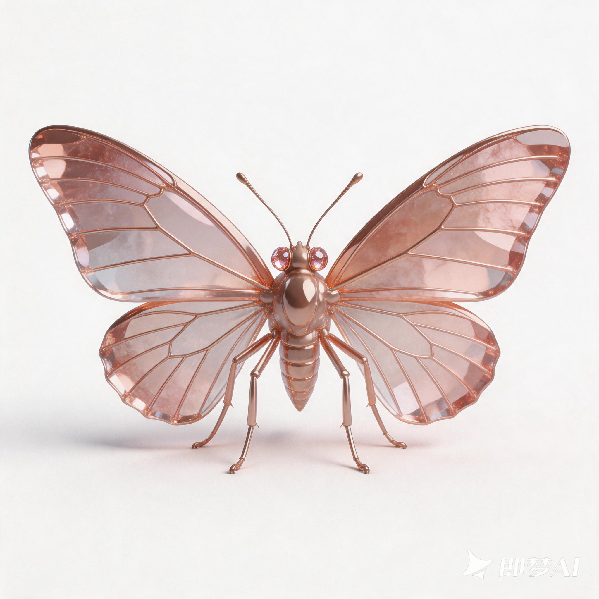 Rose Crystal Eyed Butterfly，