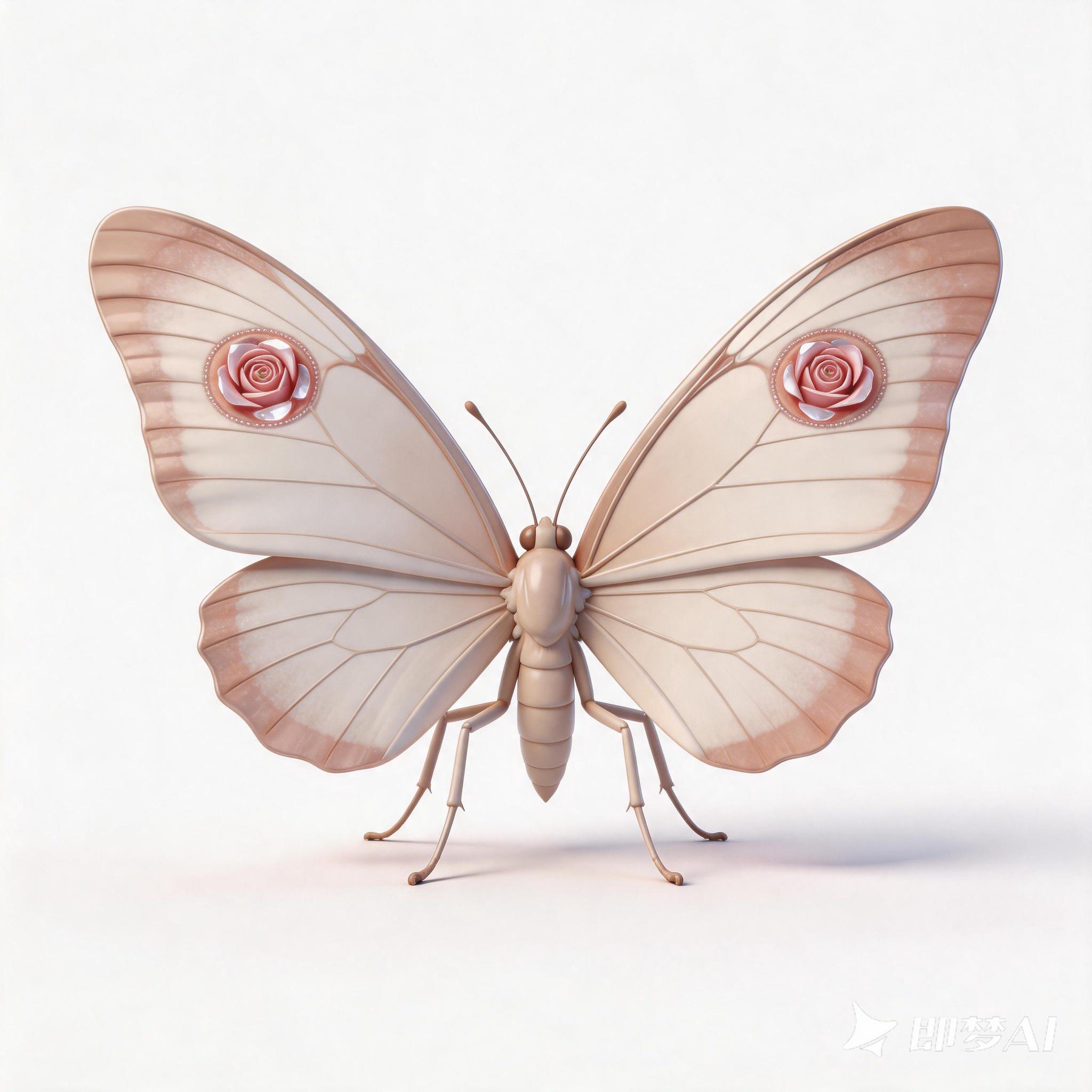 Rose Crystal Eyed Butterfly，