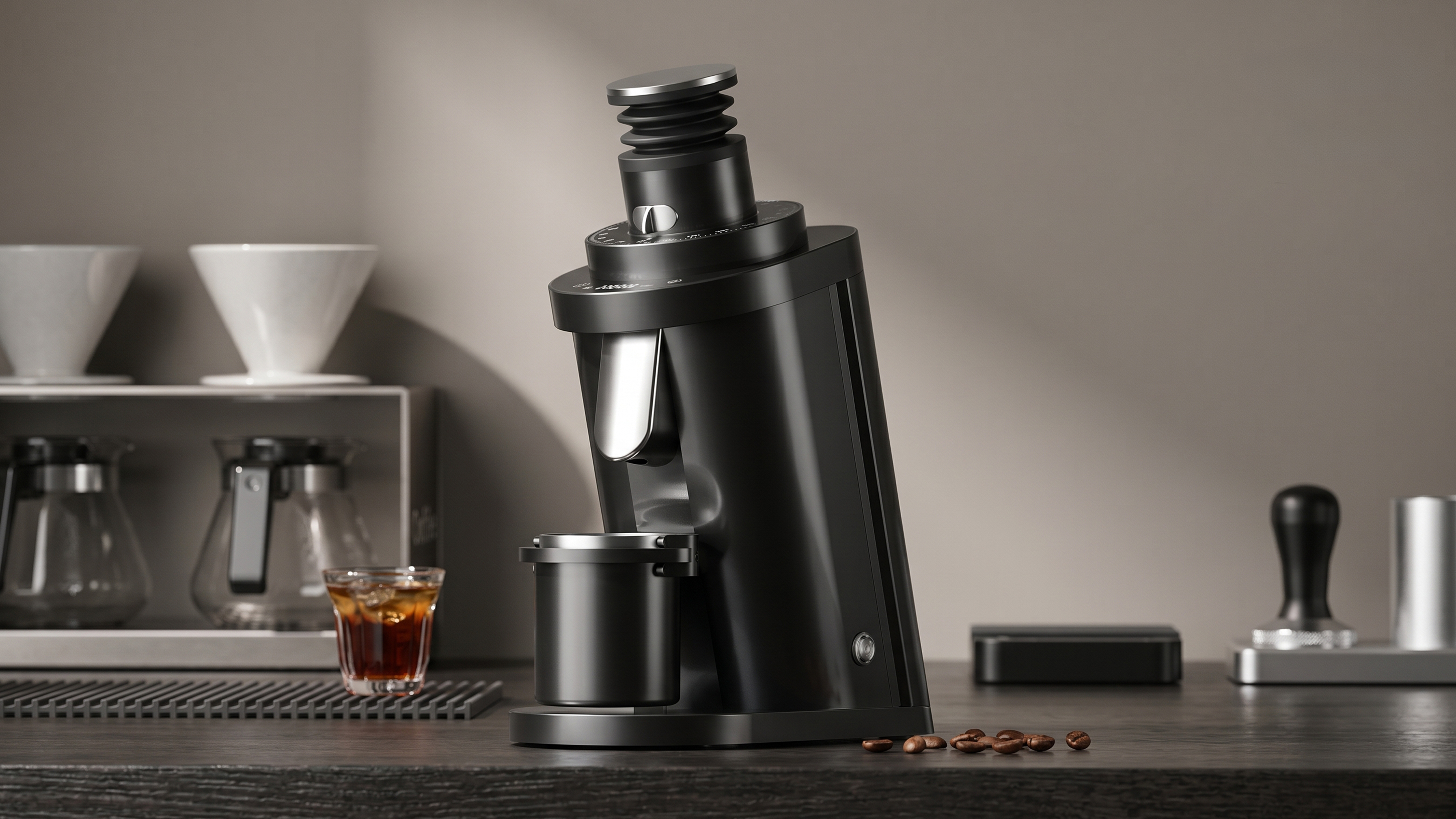 Bean grinder，Coffee Bean Grinder，Industrial Wind Home Appliances，small home appliances，product design，Appearance design，get design，