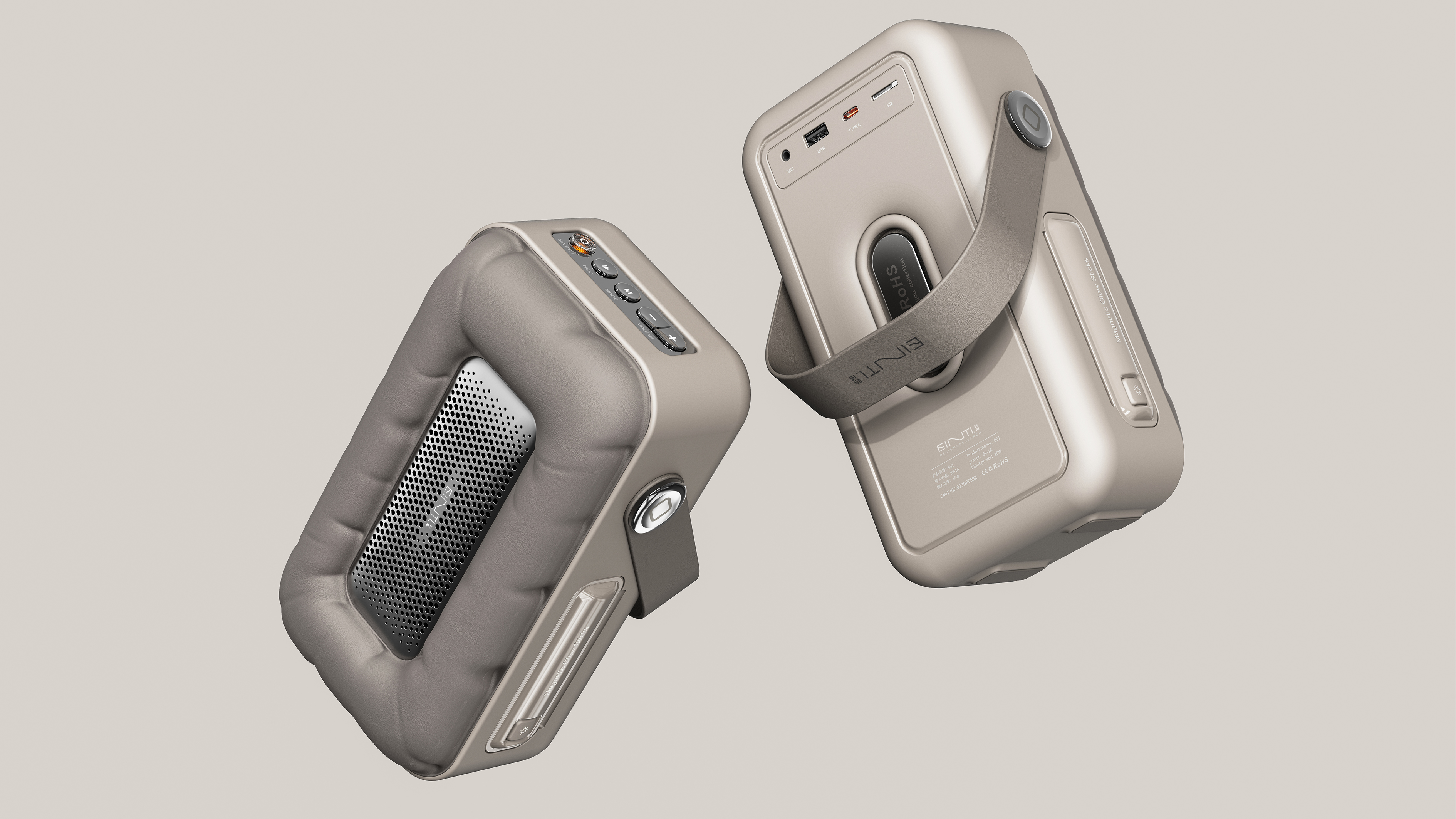 industrial design，sound design ，Round design，sense of expansion，