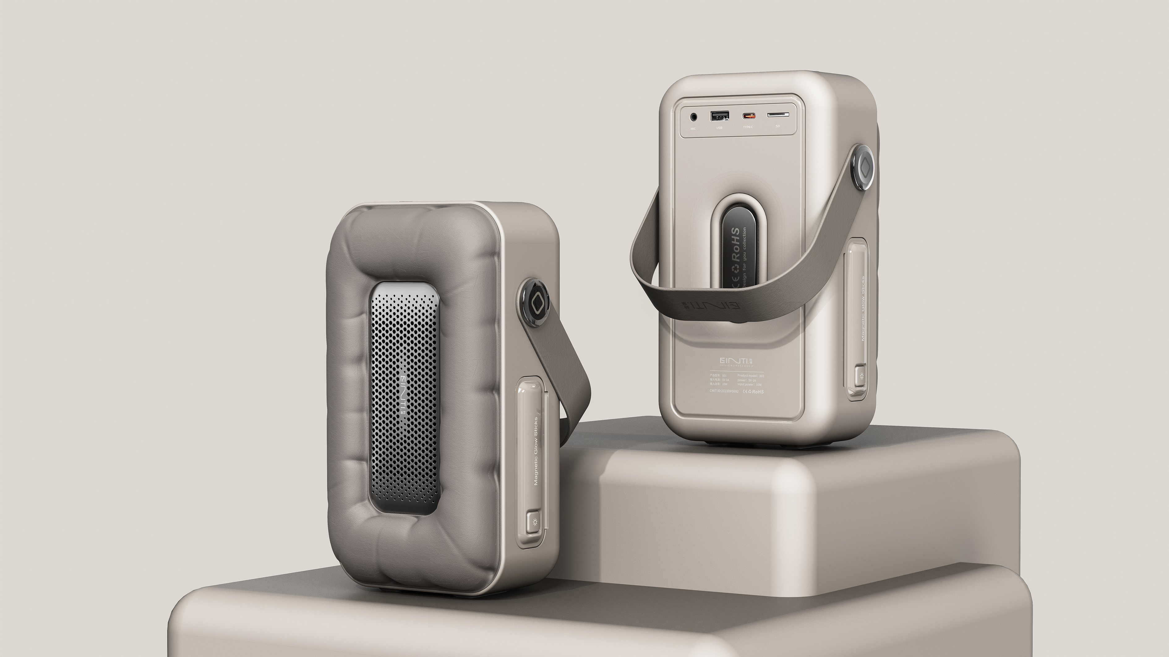 industrial design，sound design ，Round design，sense of expansion，