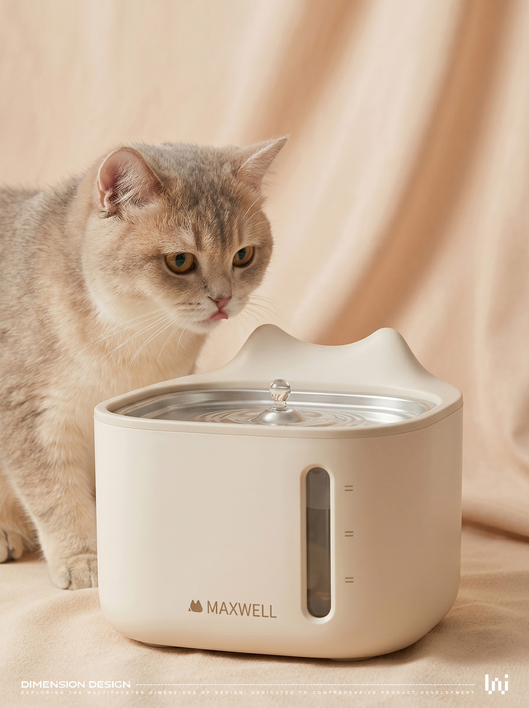 product design，industrial design，Pet Supplies & Pet，Pet water dispenser，Water dispenser，Automatic water dispenser，