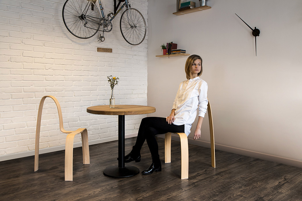 chair，wood，Miroslav Truben，Reprint，