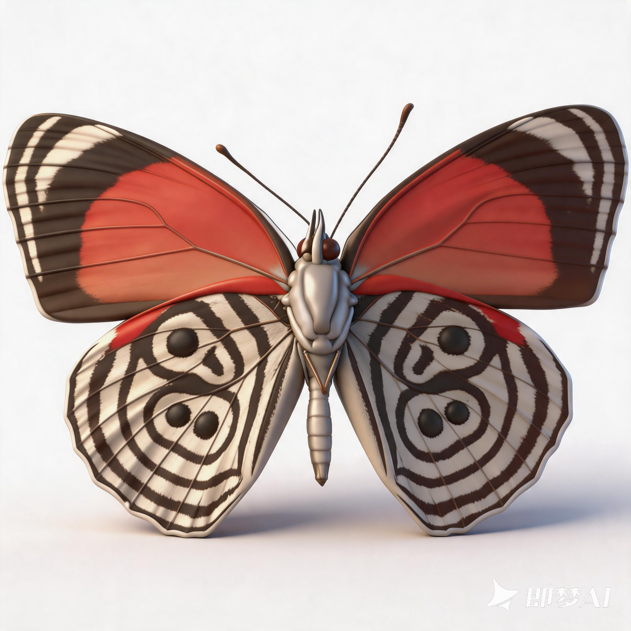 88-spotted Cabbage White Butterfly，