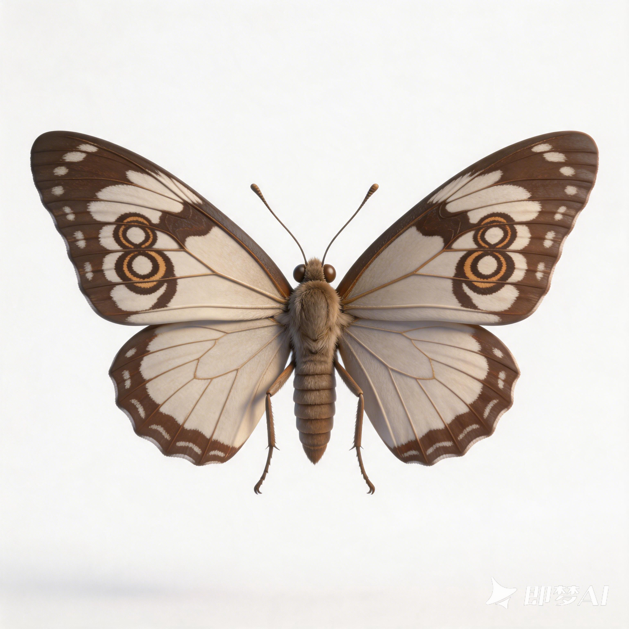 88-spotted Cabbage White Butterfly，