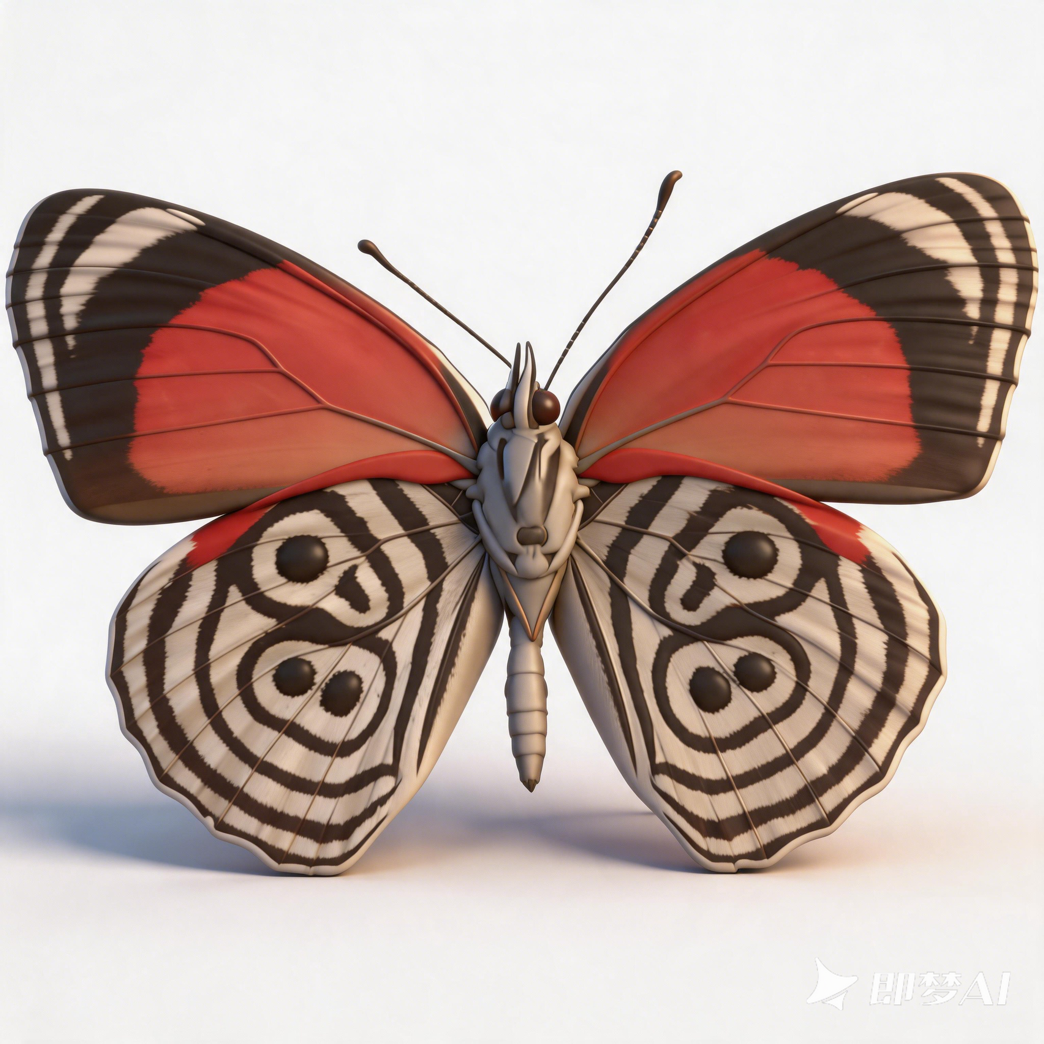 88-spotted Cabbage White Butterfly，