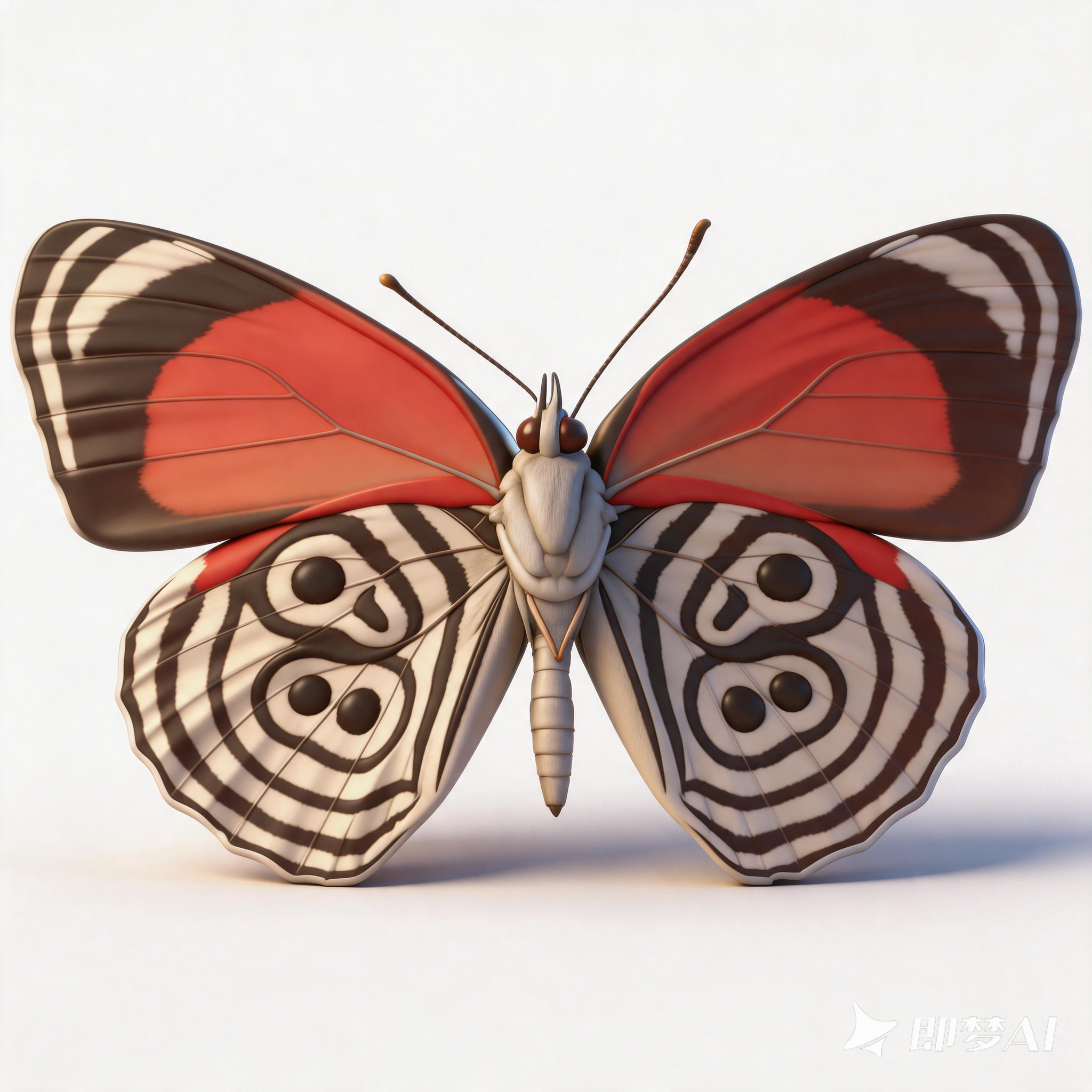 88-spotted Cabbage White Butterfly，