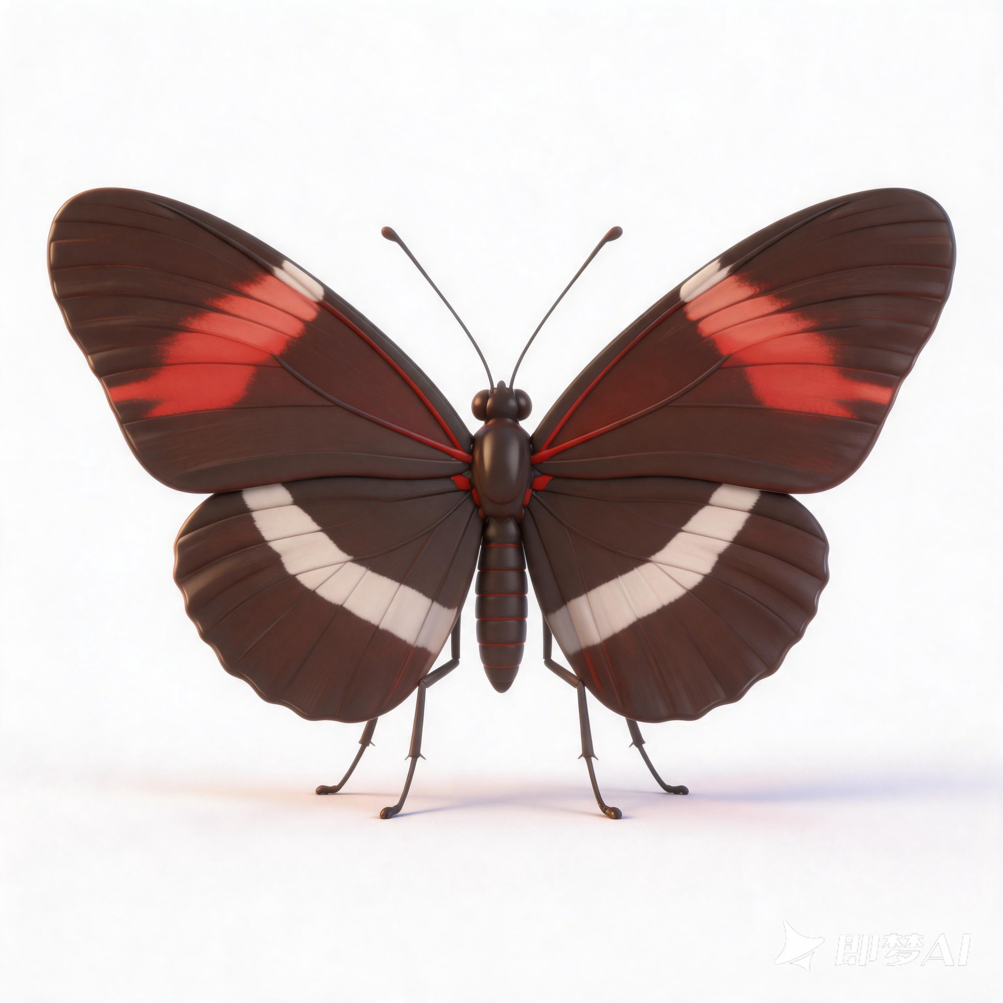 Red-banded Owl Butterfly，