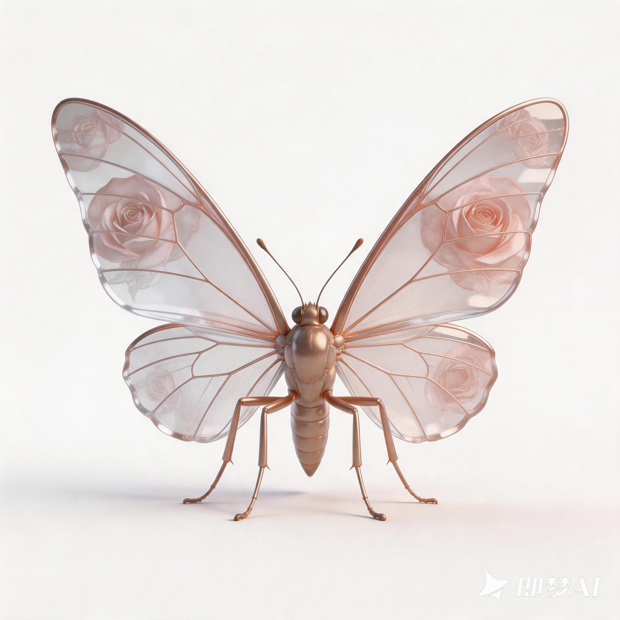Rose-tipped Satyr Butterfly，
