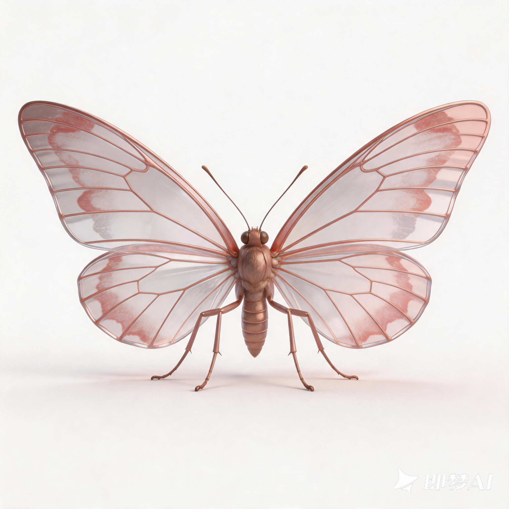 Rose-tipped Satyr Butterfly，