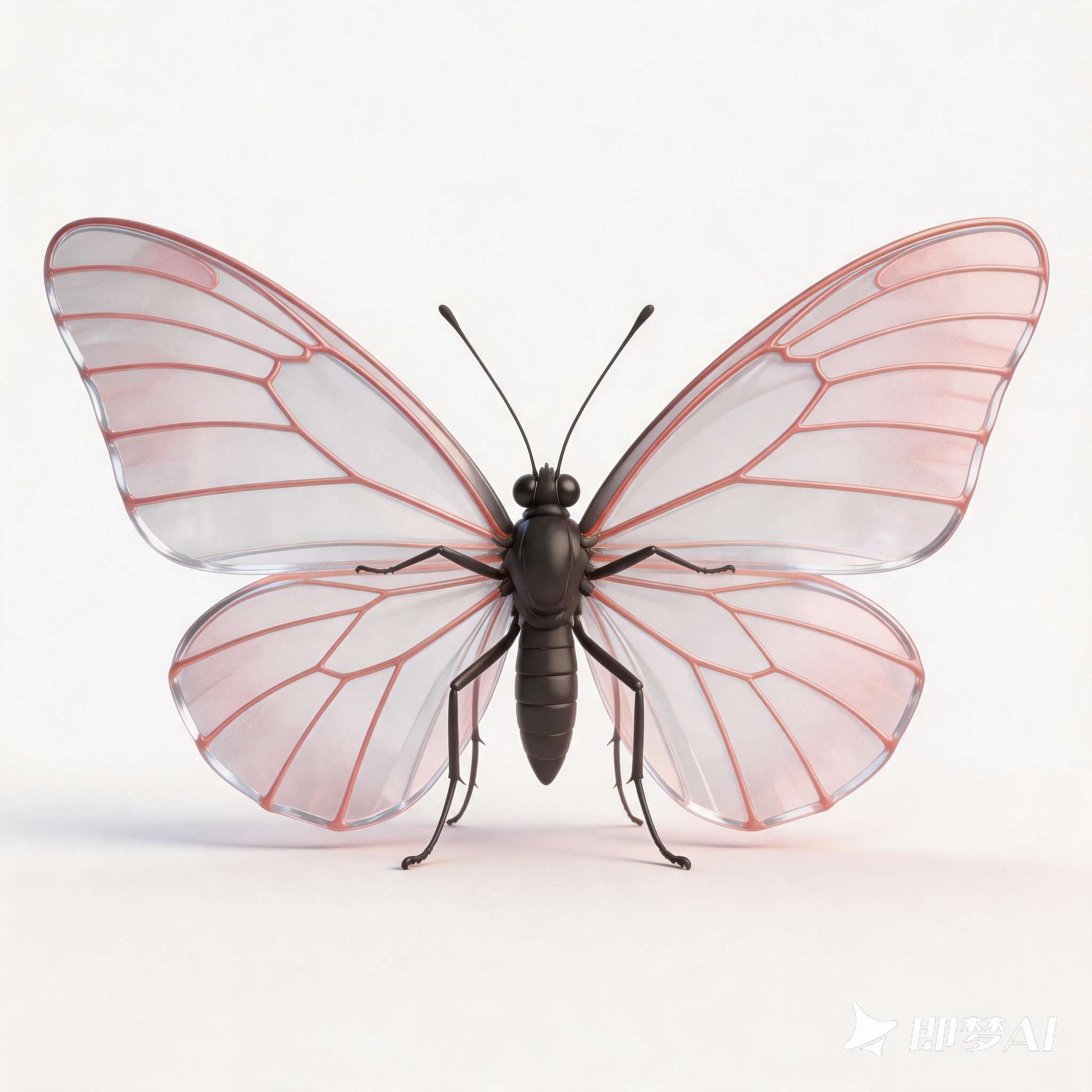 Rose-tipped Satyr Butterfly，