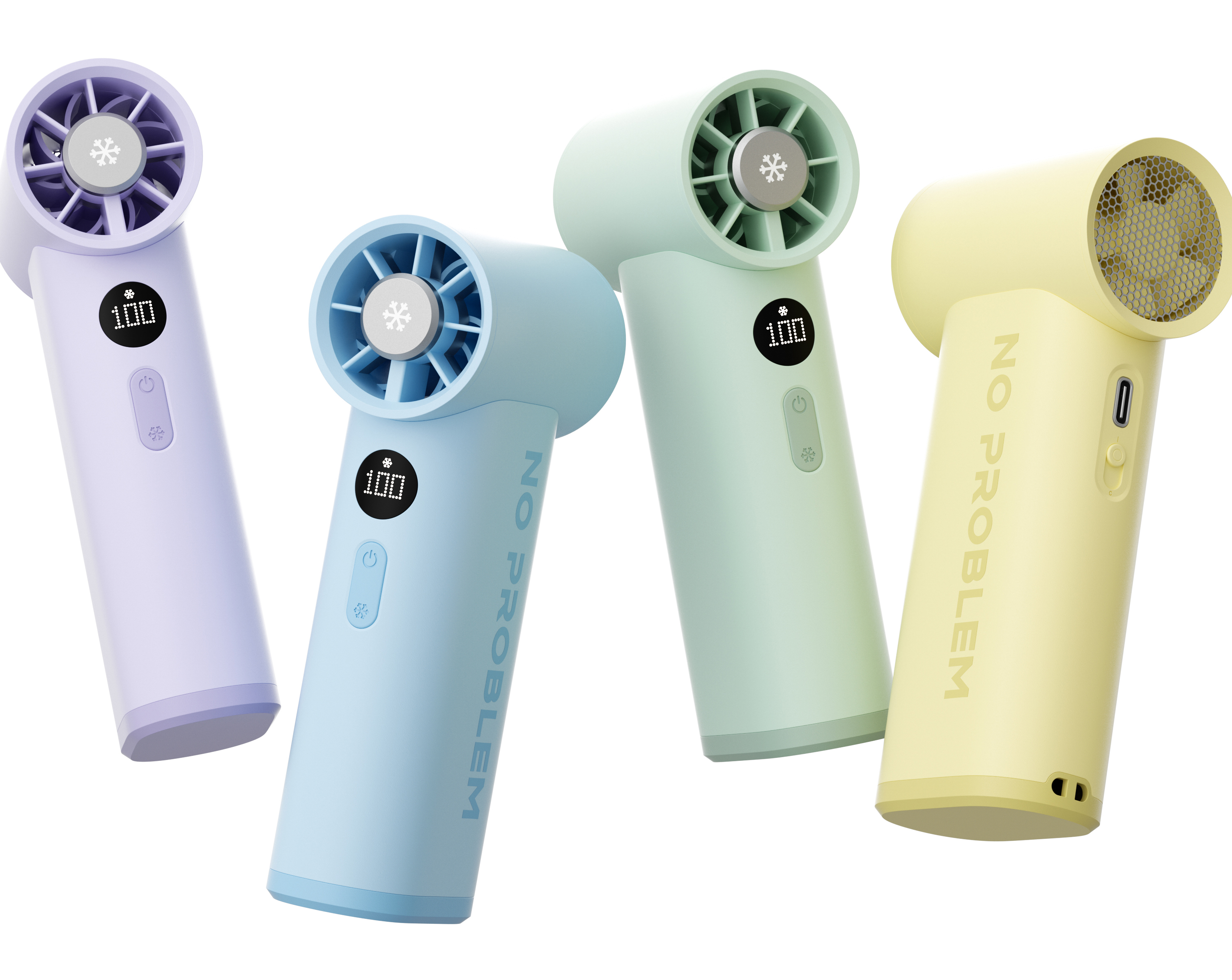 product design，industrial design，Fan，Handheld fan，Portable，Design is not a big problem.，cmf，Render，