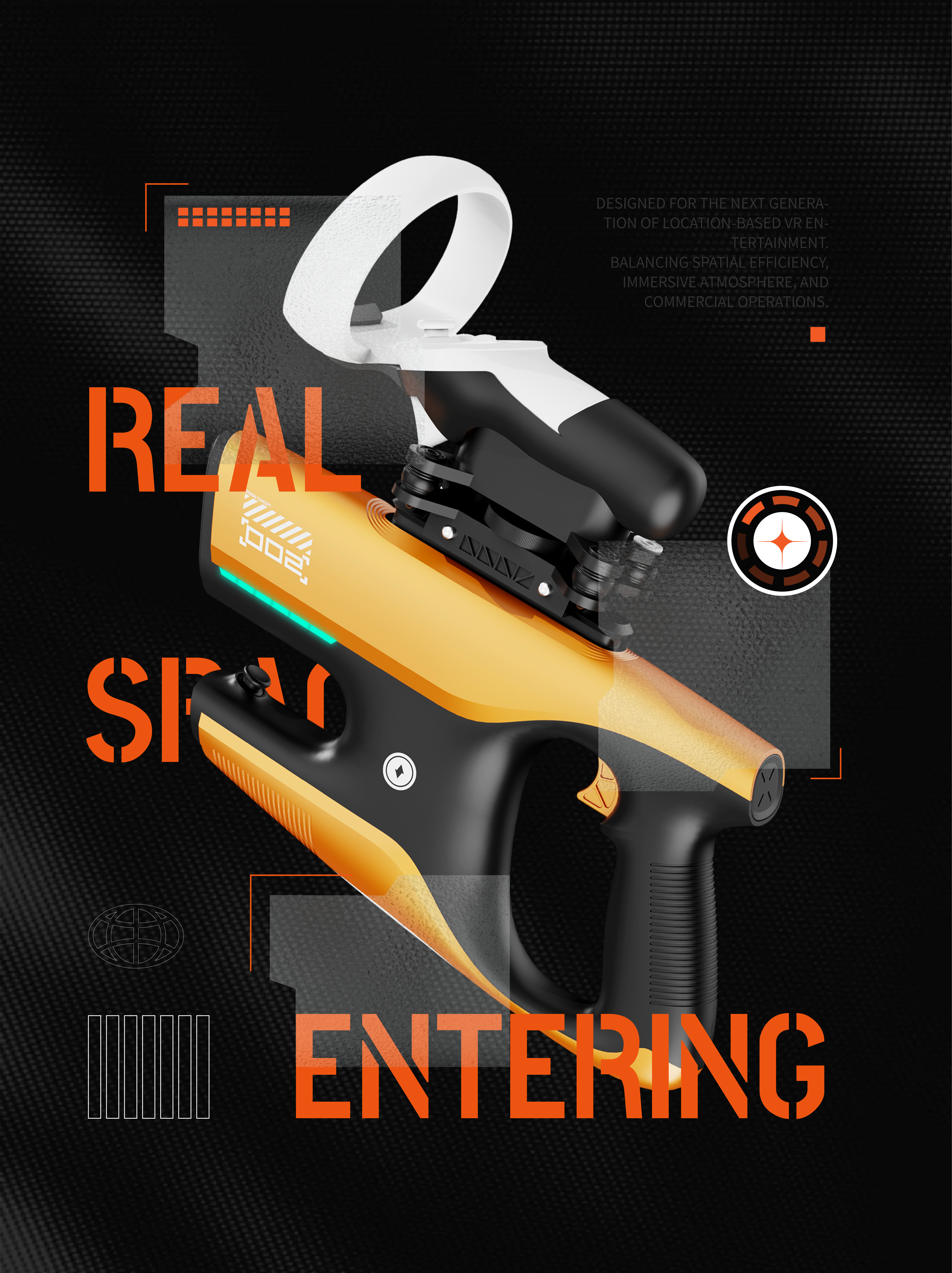 Game console design，Interaction design，VR game，industrial design，
