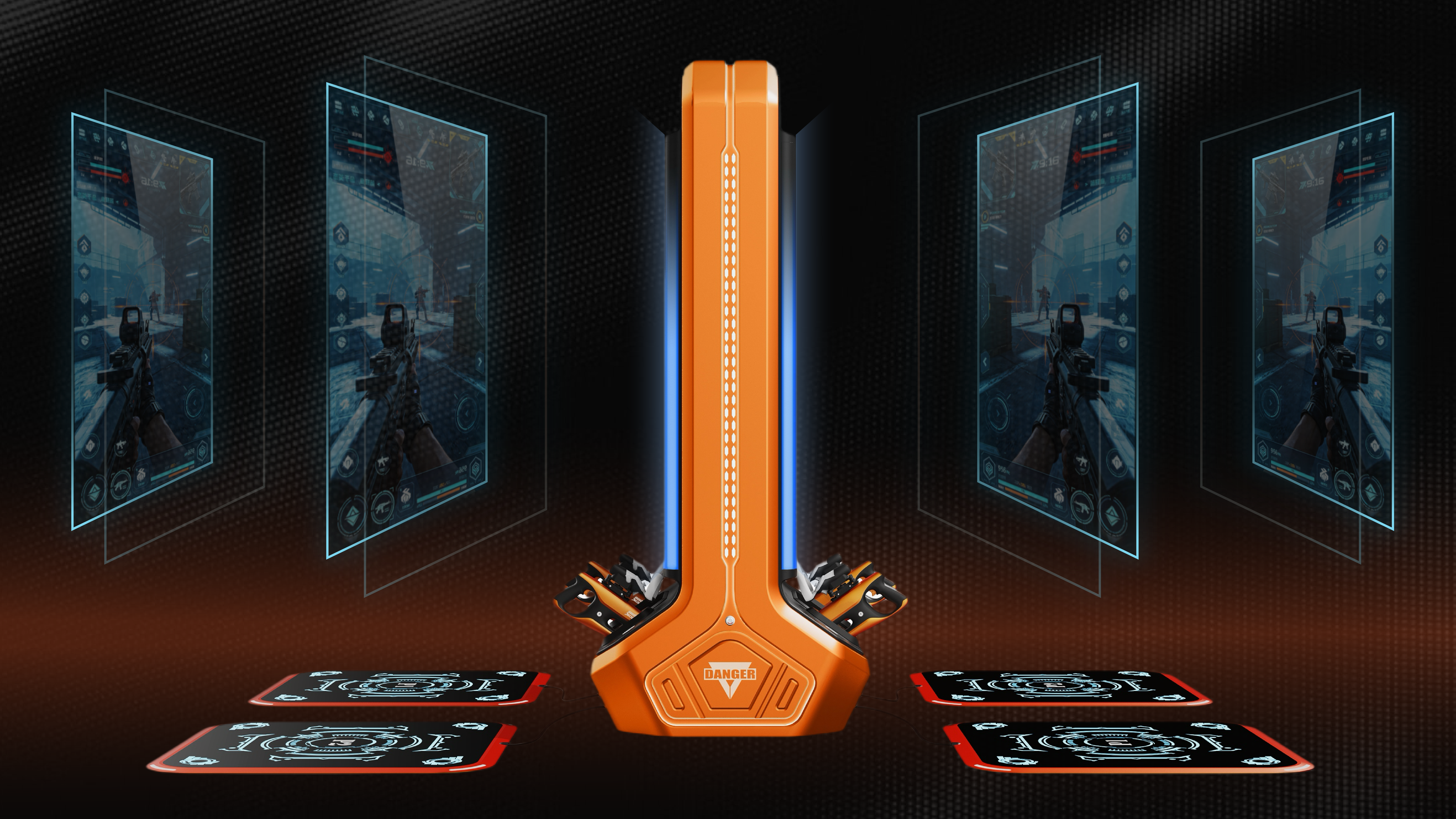 Game console design，Interaction design，VR game，industrial design，