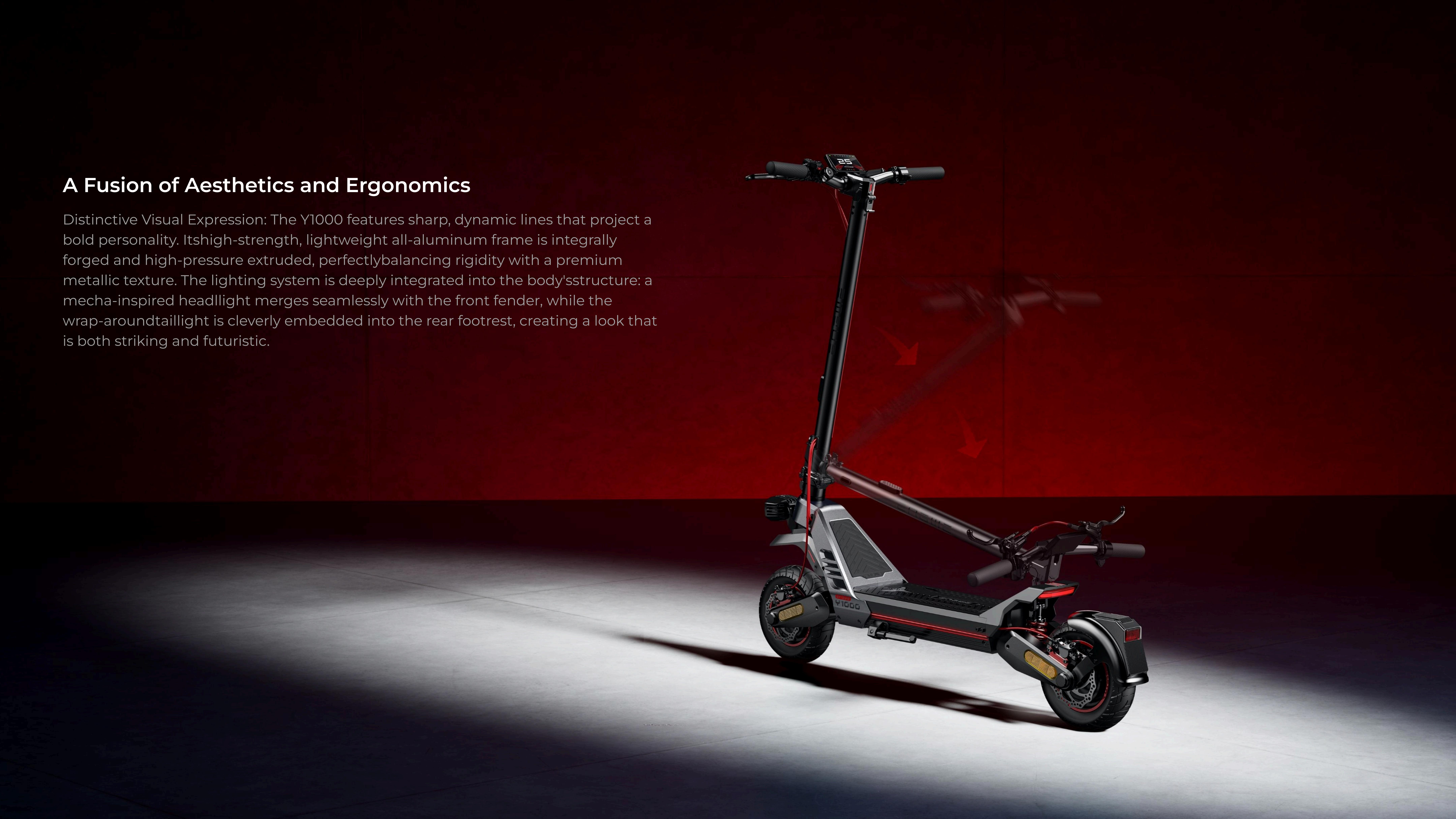 Product design, electric scooter, styling design, outdoor play，